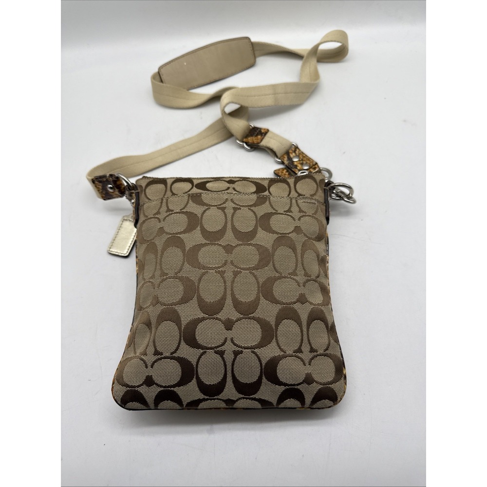 Coach Sutton Signature Python Swingpack Crossbody… - image 5